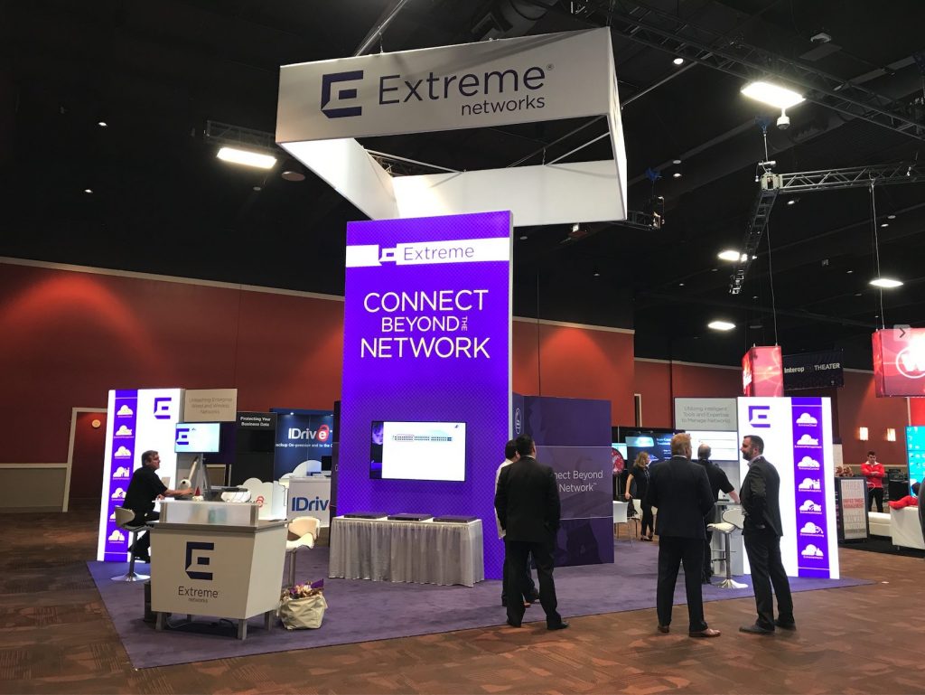 Extreme Networks booth